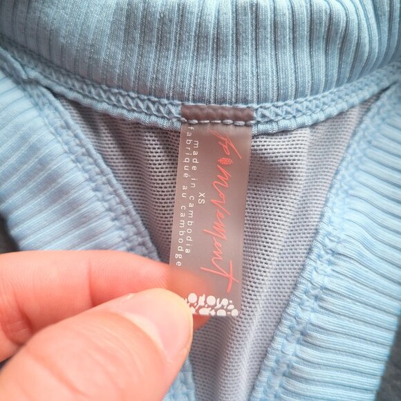 FP Movement by Free People Game Time Cami Racer Back Work Out Tank Top Blue - XS - Picture 4 of 6